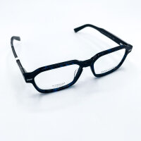 Davidoff mens glasses DAP126-03, rectangular full-rim frame, Havana color, lens width 55 mm, bridge 16 mm, temples 145 mm, with demo lenses
