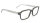 Davidoff mens glasses DAP126-01, rectangular full-rim frame, lens width 55 mm, bridge width 16 mm, temple length 145 mm, black frame, demo lenses