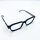 Davidoff mens glasses DAP126-01, rectangular full-rim frame, lens width 55 mm, bridge width 16 mm, temple length 145 mm, black frame, demo lenses