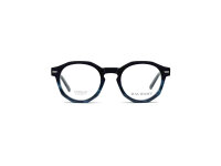Davidoff mens glasses DAP135-02, rectangular full-rim frame, blue, lens width 49 mm, bridge 22 mm, temples 145 mm, with demo lenses