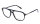 Davidoff mens glasses DAP124-01, rectangular full-rim frame, lens width 57 mm, bridge 15 mm, temples 145 mm, black frame, demo lenses