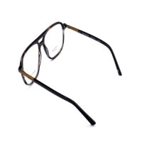 Davidoff mens glasses DAP124-03, rectangular full-rim frame, Havana color, lens width 57 mm, bridge 15 mm, temples 145 mm, with demo lenses