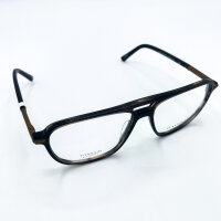 Davidoff mens glasses DAP124-03, rectangular full-rim frame, Havana color, lens width 57 mm, bridge 15 mm, temples 145 mm, with demo lenses