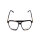 Davidoff mens glasses DAP124-03, rectangular full-rim frame, Havana color, lens width 57 mm, bridge 15 mm, temples 145 mm, with demo lenses