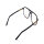 Davidoff mens glasses DAP124-03, rectangular full-rim frame, Havana color, lens width 57 mm, bridge 15 mm, temples 145 mm, with demo lenses