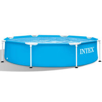 Intex 28205NP, round metal frame pool, 244x51 cm, sturdy...