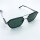 Davidoff Eyewear DATS116-02 Mens Sunglasses, Titanium Frame Dark Grey, Polarized Green Lenses, 52 mm Lens Width, 21 mm Bridge, 145 mm Temples