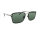 Davidoff DATS118-01 Mens Sunglasses, Titanium Frame Black, Rectangular, Green Lenses, 55mm Lens Width, 19mm Bridge, 145mm Temples