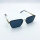 Davidoff Eyewear DATS118-03 Herren Sonnenbrille, 55mm Gläser, 19mm Steg, 145mm Bügel, dunkelblaue Fassung, blaue Gläser