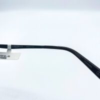 Davidoff Eyewear DATS115-03 Herren Sonnenbrille, 55mm Gläser, 22mm Steg, 145mm Bügel, polarisierte braune Verlaufsgläser, hexagonale Titanfassung