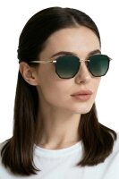 Davidoff Eyewear DATS115-02 Mens Sunglasses, Titanium Frame Gunmetal, Polarized Blue Gradient Lenses, 50-22-145 mm