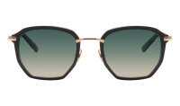 Davidoff Eyewear DATS115-02 Mens Sunglasses, Titanium Frame Gunmetal, Polarized Blue Gradient Lenses, 50-22-145 mm