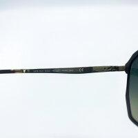 Davidoff Eyewear DATS115-02 Mens Sunglasses, Titanium Frame Gunmetal, Polarized Blue Gradient Lenses, 50-22-145 mm