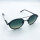 Davidoff Eyewear DATS117-03 Mens Sunglasses, Round Full Rim Frame Black, Green Gradient Lenses, 50 mm Lens Width, 23 mm Bridge, 145 mm Temples
