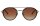 Davidoff Eyewear DATS117-02 Mens Sunglasses, Aviator, 50mm lenses, 23mm bridge, 145mm temples, polarized gradient lenses, gold and black full-rim metal frame