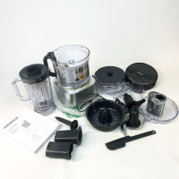 Kenwood FDP65.820SI Food Processor, 1000W, 1.5L Blender, Express Dice, Citrus Press, 2-in-1 Baking Tool