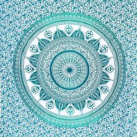 MOMOMUS Mandala Cloth 210x230cm, XXL Tapestry, Sun Motif,...