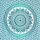 MOMOMUS Mandala Cloth 210x230cm, XXL Tapestry, Sun Motif, Sand-Free Beach Blanket, Pareo, Turquoise