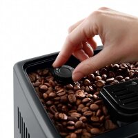 DeLonghi ECAM 380.85.SB Fully Automatic Coffee Machine, 1450 W, 15 bar, 1.8 L Tank, 300 g Bean Container, Silver, for Coffee Beans
