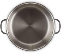 Le Creuset 3-ply Plus saucepan 24 cm, 6.6 L, 18/10 stainless steel, silver, incl. stainless steel lid, oven-safe