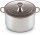 Le Creuset 3-ply Plus saucepan 24 cm, 6.6 L, 18/10 stainless steel, silver, incl. stainless steel lid, oven-safe