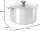 Le Creuset 3-ply Plus saucepan 24 cm, 6.6 L, 18/10 stainless steel, silver, incl. stainless steel lid, oven-safe
