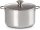 Le Creuset 3-ply Plus saucepan 24 cm, 6.6 L, 18/10 stainless steel, silver, incl. stainless steel lid, oven-safe