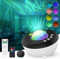 Aurora Smart Projector Night Light, Starry Sky with...