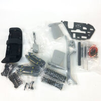 Roban AH-1S Cobra 500, RC helicopter, US Army design, scale model, grey, highly detailed.