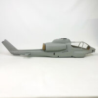 Roban AH-1S Cobra 500, RC helicopter, US Army design, scale model, grey, highly detailed.