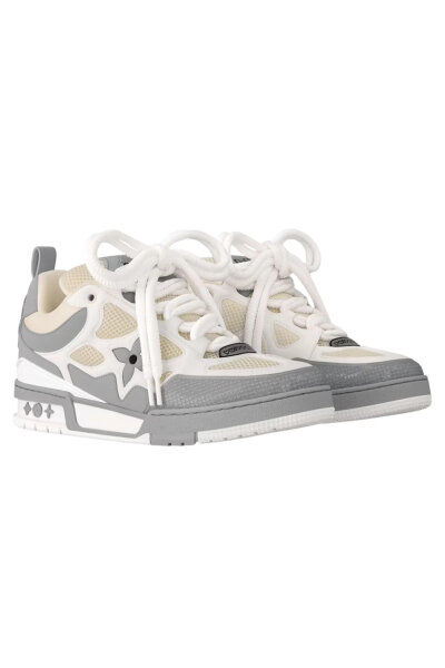 Louis Vuitton LV Skate-Sneaker, Größe 44, grauer Herren-Sneaker, sportliches Design, hochwertige Materialien