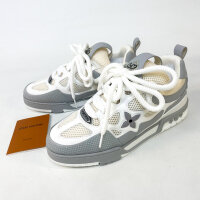 Louis Vuitton LV Skate-Sneaker, Größe 44, grauer Herren-Sneaker, sportliches Design, hochwertige Materialien