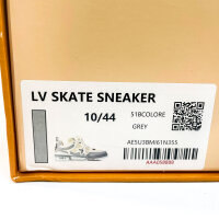 Louis Vuitton LV Skate-Sneaker, Größe 44, grauer Herren-Sneaker, sportliches Design, hochwertige Materialien