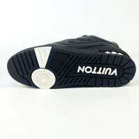 Louis Vuitton LV Skate Sneakers, all black, size 42, luxurious low-top sneakers, sporty design, high-quality materials