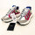 Versace Trigreca sneakers, size 40.5, mens, white-black, leather-mesh, striking Greca design