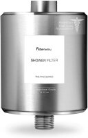 Filterbaby All-Metal Shower Filter Pro, Duschfilter, NSF 177, reduziert 99% Chlor, Chloramin, Blei, Schwermetalle, hoher Wasserdruck