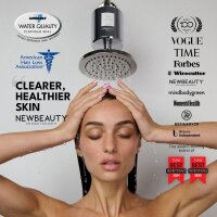 Filterbaby All-Metal Shower Filter Pro, Duschfilter, NSF 177, reduziert 99% Chlor, Chloramin, Blei, Schwermetalle, hoher Wasserdruck