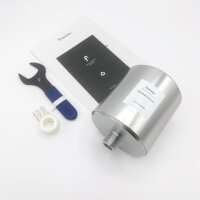 Filterbaby All-Metal Shower Filter Pro, Duschfilter, NSF 177, reduziert 99% Chlor, Chloramin, Blei, Schwermetalle, hoher Wasserdruck