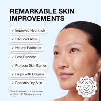 Filterbaby Skincare Filter 2.0, faucet filter for bathroom, removes 99.9% chlorine, ultra-fine carbon fiber, clinical grade, ideal for skincare