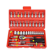 OcioDual 46-piece socket wrench and ratchet set...