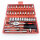 OcioDual 46-piece socket wrench and ratchet set 1/4", multi-tool, carbon steel, versatile for repair and DIY