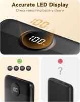 Veger V1140 Powerbank 10,000 mAh, 22.5 W, LED display, lithium polymer, USB-C bidirectional, Micro-USB
