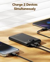 Veger V1140 Powerbank 10,000 mAh, 22.5 W, LED display, lithium polymer, USB-C bidirectional, Micro-USB