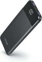 Charmast Powerbank 10.400mAh, 15W, USB-C, Quick Charge,...