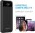 Charmast Powerbank 10,400mAh, 15W, USB-C, Quick Charge, ultra-slim, LED display, portable charger for smartphones