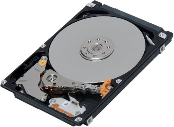 Toshiba MQ01ABF032, 320GB, 2.5" internal HDD, SATA III, 5400 RPM, 8MB Cache, laptop hard drive, aluminum, black