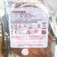Toshiba MQ01ABF032, 320GB, 2.5" internal HDD, SATA III, 5400 RPM, 8MB Cache, laptop hard drive, aluminum, black