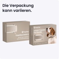 Tractive DOG GPS Tracker Braun, GPS-Tracker für Hunde, Live-Ortung, Echtzeit-Tracking, Weglaufalarm, Vitalwerte, wasserdicht