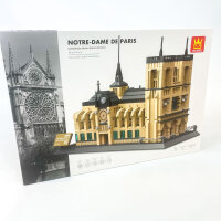 Wange 5210 Baustein-Set, Notre-Dame de Paris, 1382 Teile, detailgetreues Architekturmodell, glatte Oberfläche, ab 6 Jahren