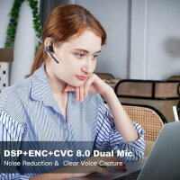 New Bee M50 Bluetooth In-Ear Headset, Dual-Mic DSP Noise...